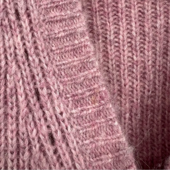 Jonathan Simkai Reagan Cardigan in Lilac Melange - Picture 9 of 16